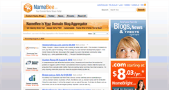 Desktop Screenshot of namebee.com