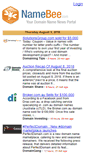 Mobile Screenshot of namebee.com