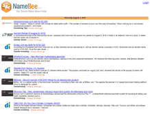 Tablet Screenshot of namebee.com
